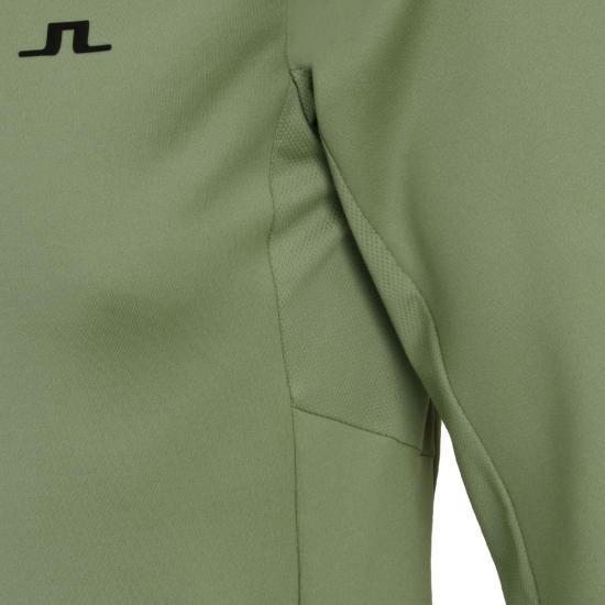 J LINDEBERG Long Sleeve Sweatshirt Men’s Top GMJS11963M311 OIL GREEN DOM