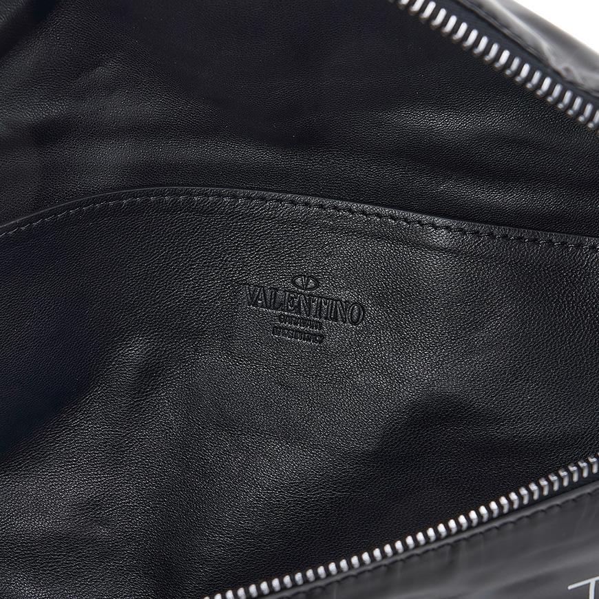 VALENTINO VLTN Soft Belt Bag Black Unisex Hip Pack