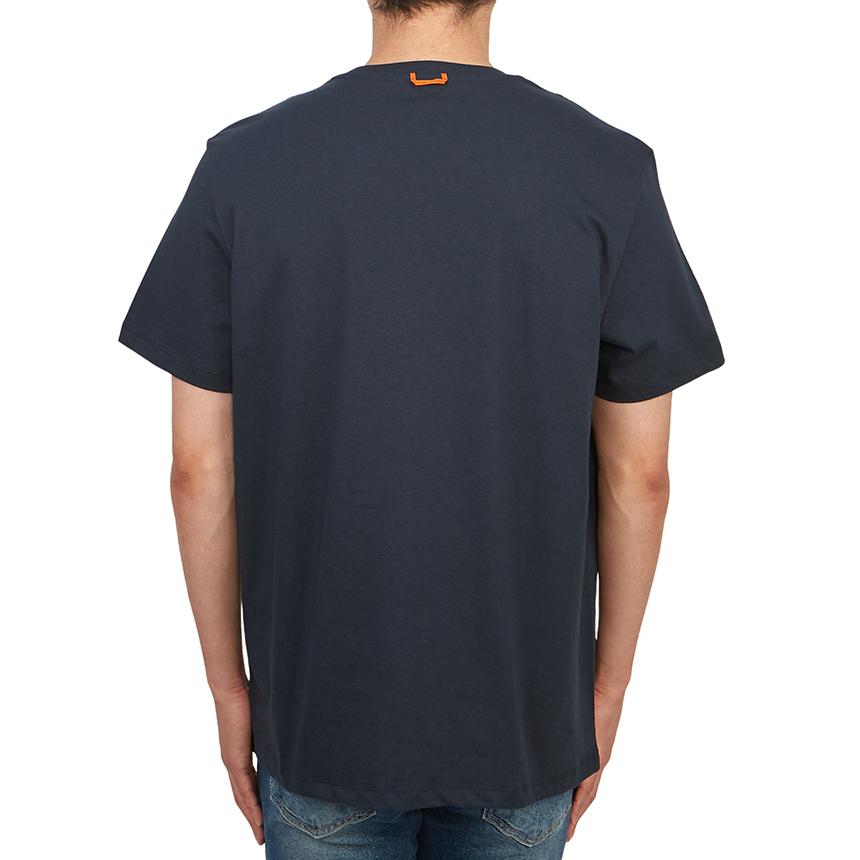 Parajumpers Men’s Short Sleeve T-Shirt Blue Navy Cotton