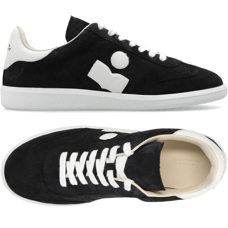 Isabel Marant Bryce Low-Top Sneakers Black Leather