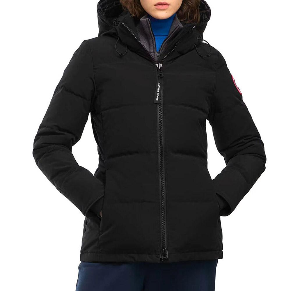 Canada Goose Chelsea Parka Hooded Down Jacket Black