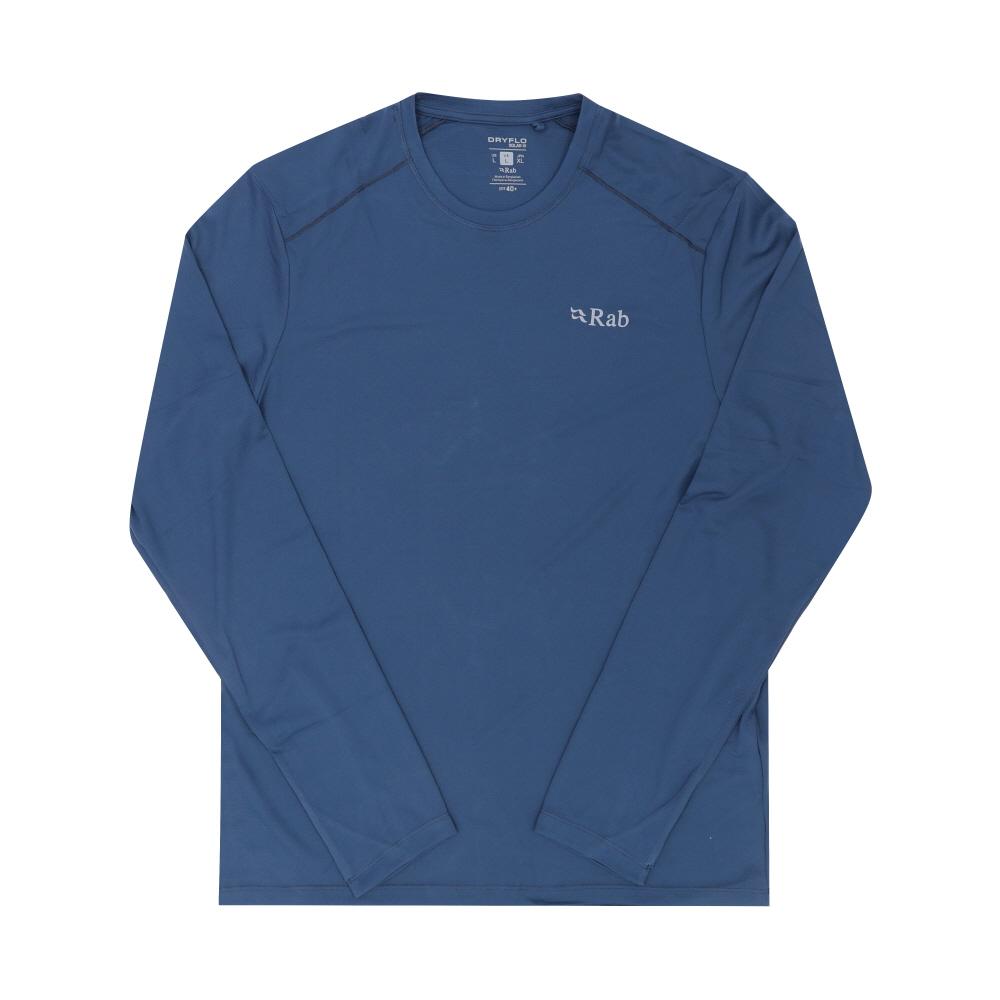 RAB Tempest Blue Quick-Dry Long Sleeve T-Shirt Men QCC 22