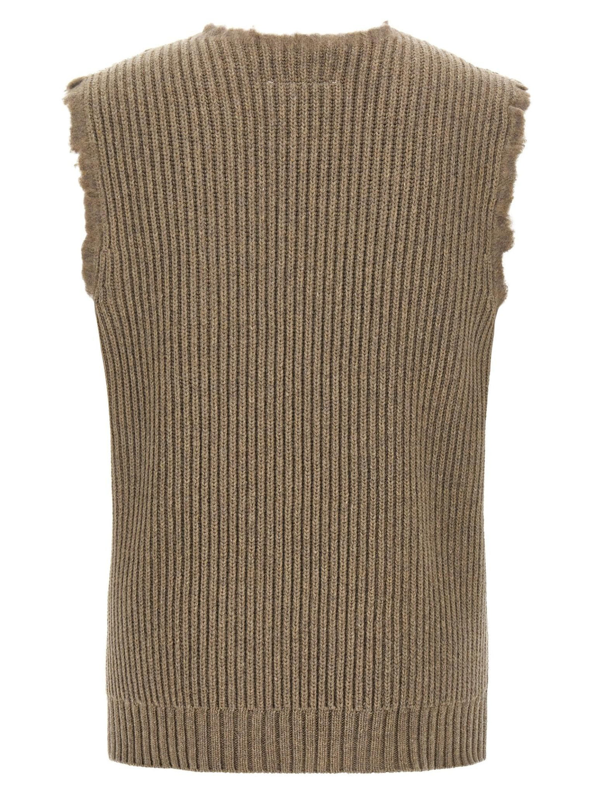 Maison Margiela Wool Knit Sweater Vest for Men