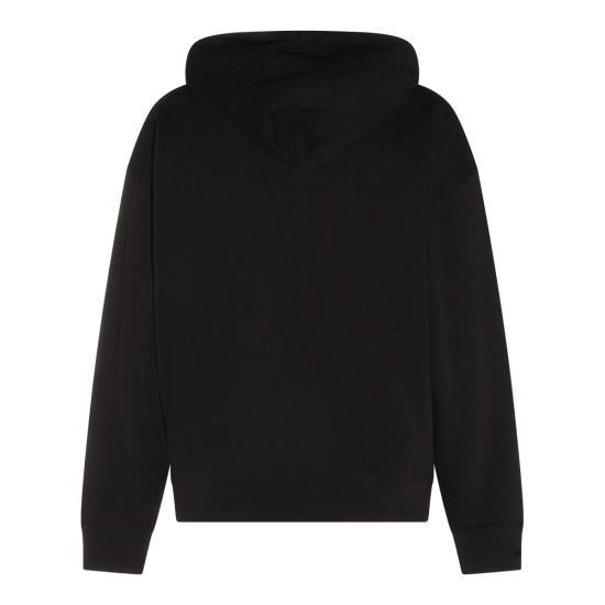 Y-3 Black Hooded Sweatshirt for Women