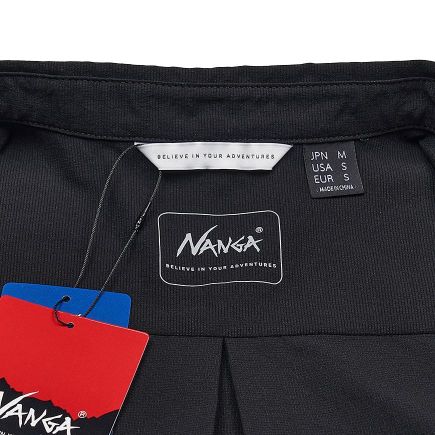 NANGA Men’s Dot Air Comfy Long Sleeve Shirt NW2411 1E905 PBLK