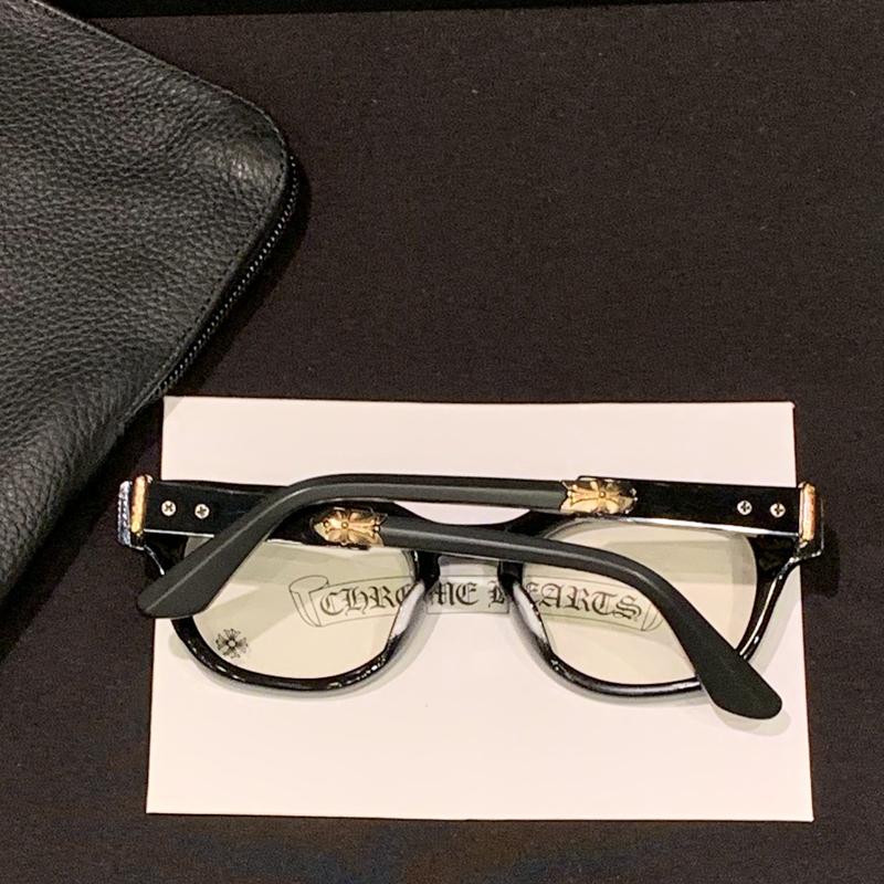 Chrome Hearts Zegna Tail Yeh 18K Gold-Plated Eyeglasses 49mm