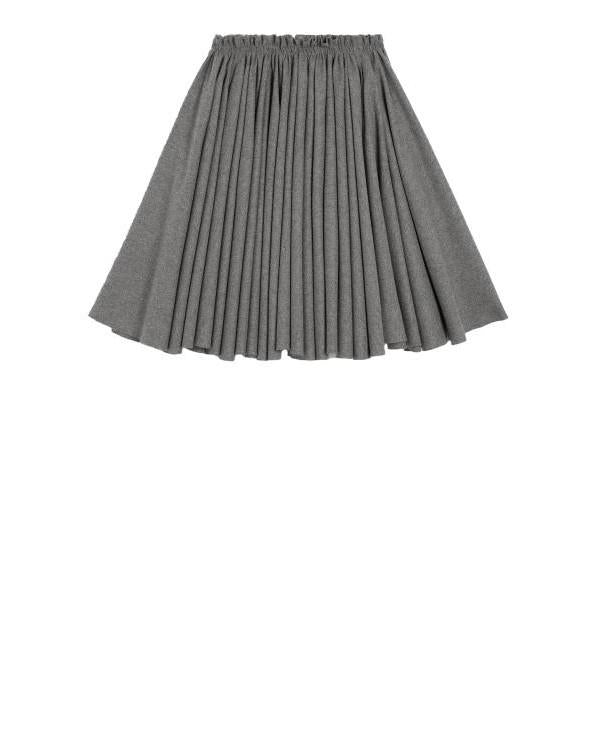 AMI Wool Midi Corolla Skirt FSK444 WV0058 050