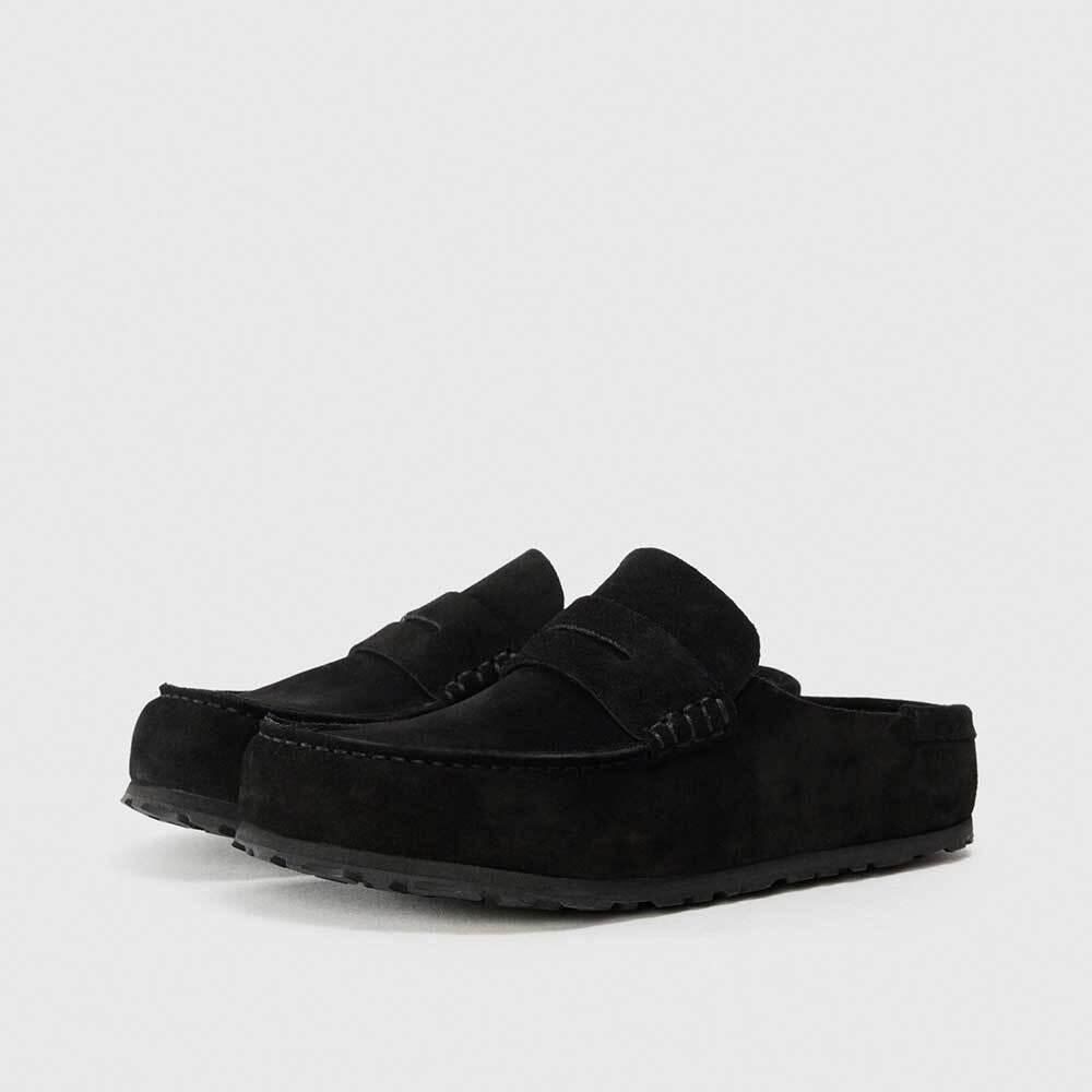 Birkenstock Naples Wrapped Women’s Slide Sandals Slippers Navy
