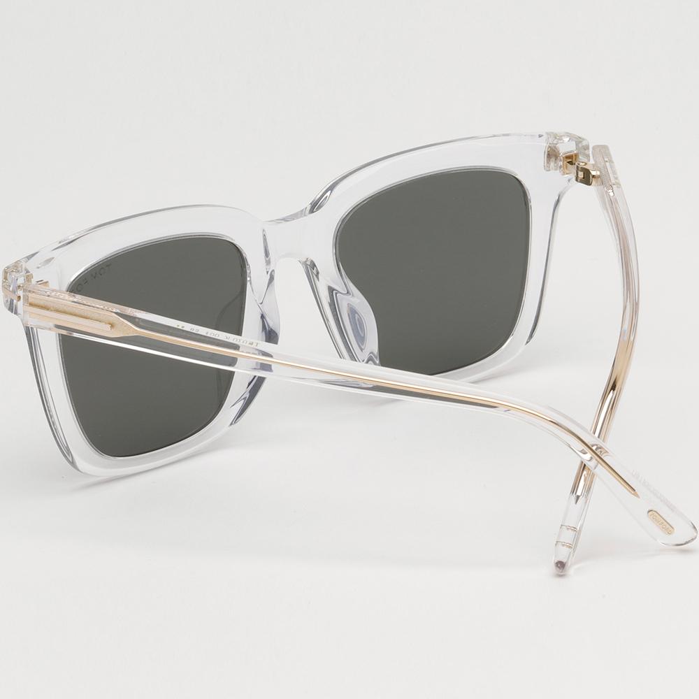 TOM FORD Transparent Square Acetate Sunglasses Asian Fit Unisex TF970K 26A