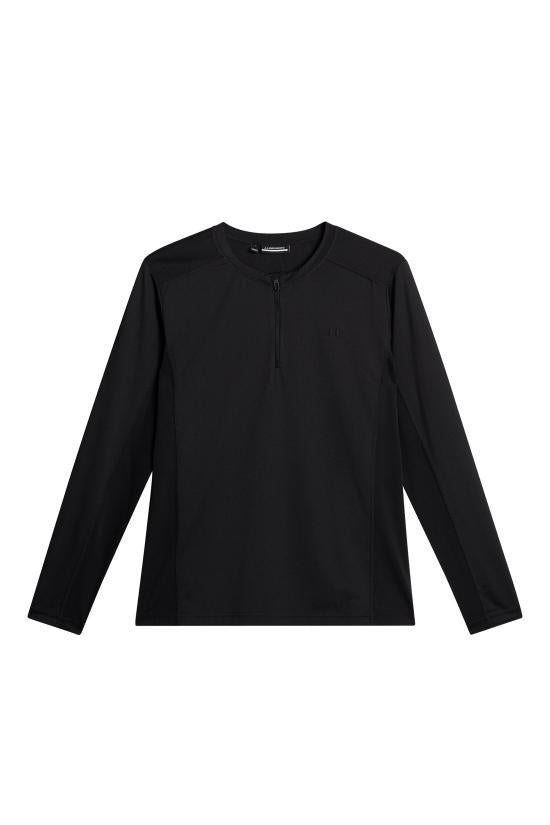 J LINDEBERG Women’s Hoodie Sweatshirt AMJT122399999 BLACK DOM