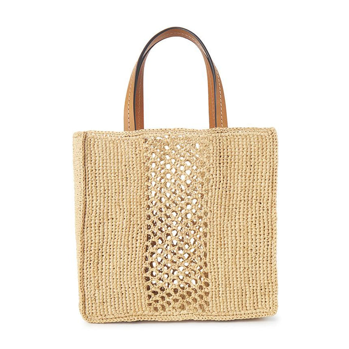 HELEN KAMINSKI Ales Mini Raffia Tote Bag Natural
