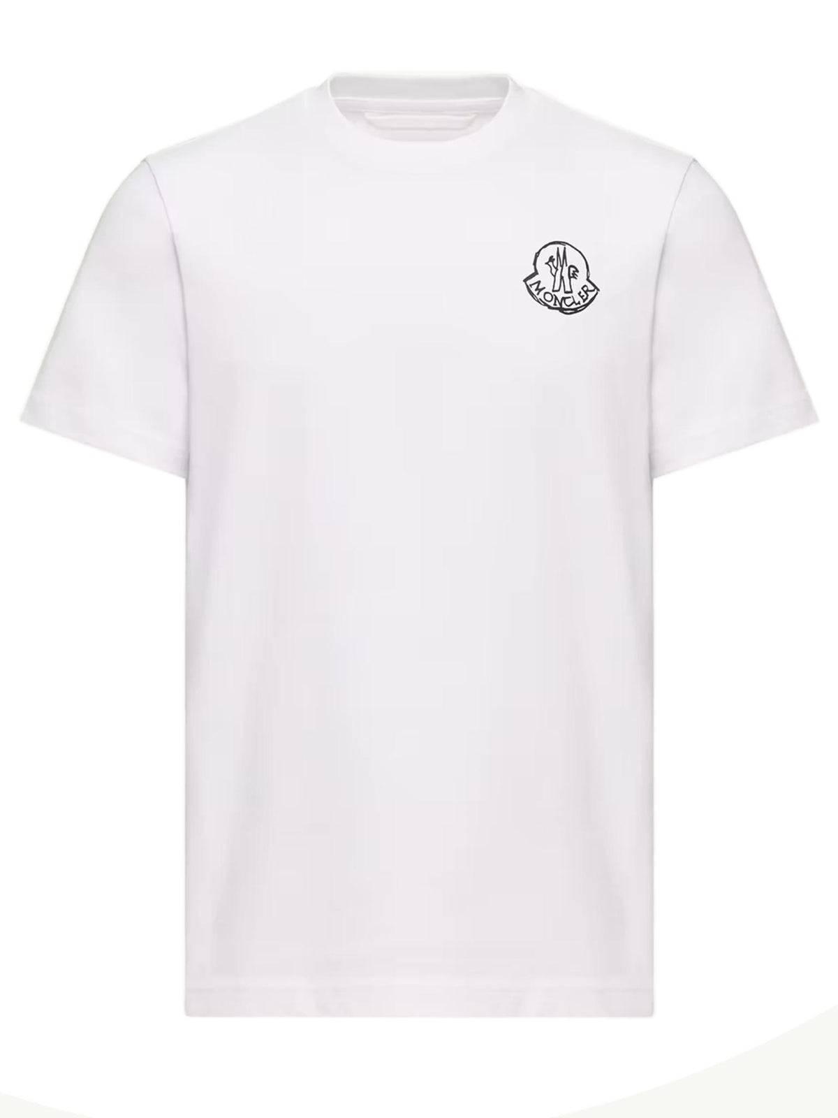 Moncler Short Sleeve T-Shirt Men’s Cotton Crewneck Black