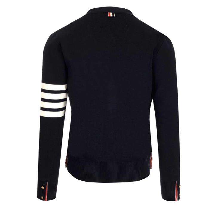 THOM BROWNE 4-Bar Milano Stitch Cardigan Navy Women’s