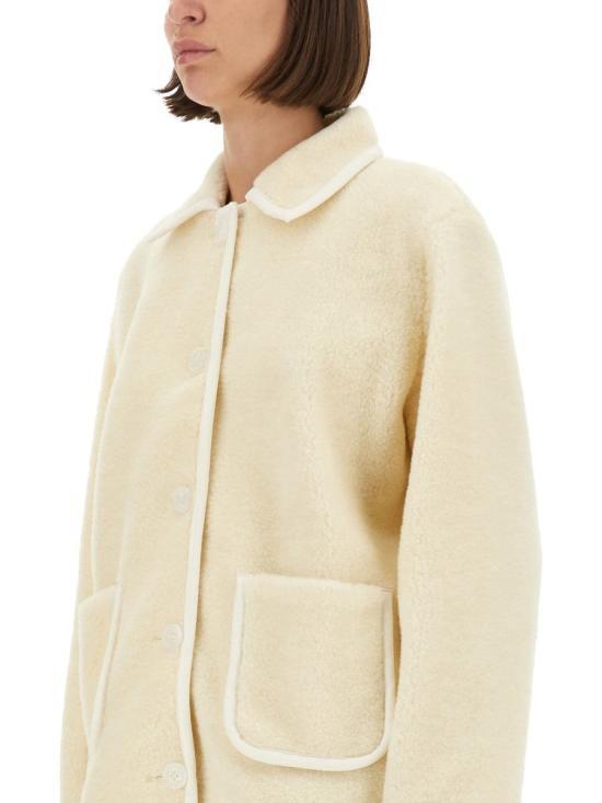 A.P.C. Ecru Wool Jacket WOARGF32035 AAD