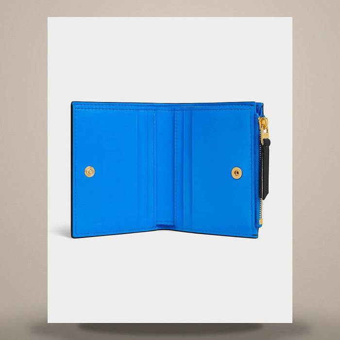CELINE Nino Fine Strap Wallet Supple Grained Calfskin Tan Card Holder