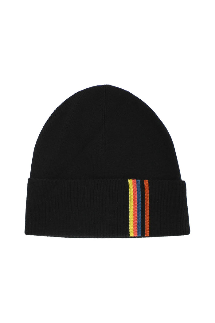 Paul Smith Stripe Detail Wool Beanie M1A 383AL M394 79