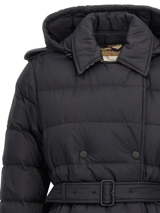 BURBERRY Black Down Puffer Jacket for Men
