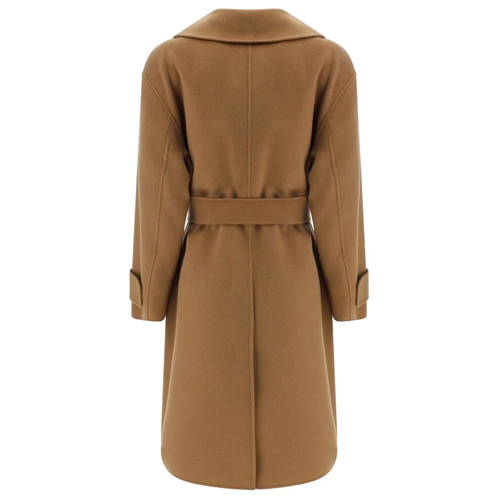 Max Mara CARLA Belted Wool Coat Camel 2429016053 001