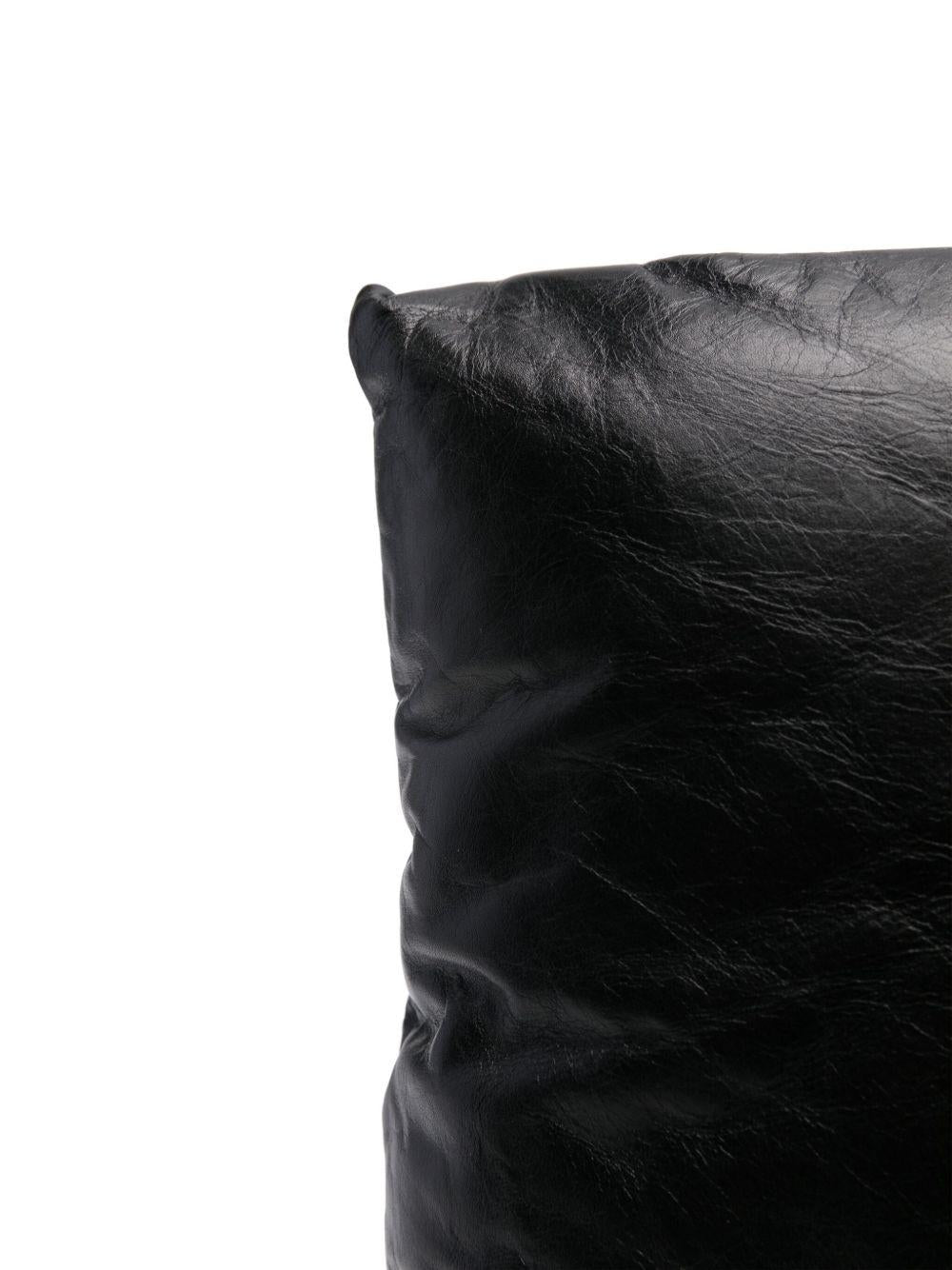 Bottega Veneta Leather Clutch Bag Black