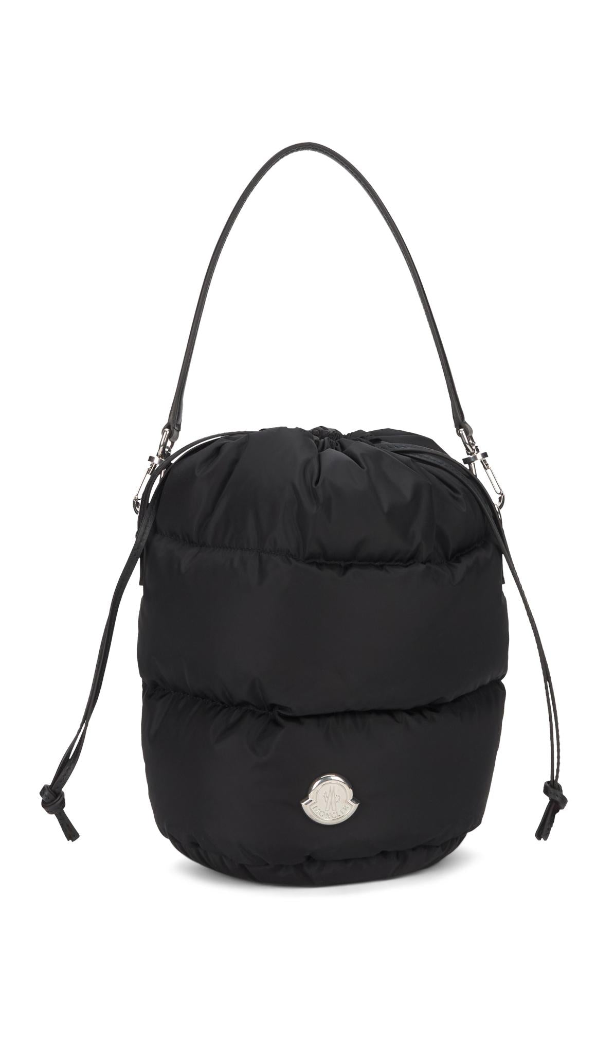 Moncler Black Nylon Tote Shoulder Bag