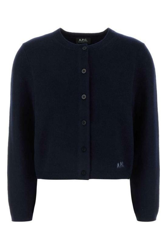 A.P.C. Mila Cardigan Women’s Wool Blend Navy