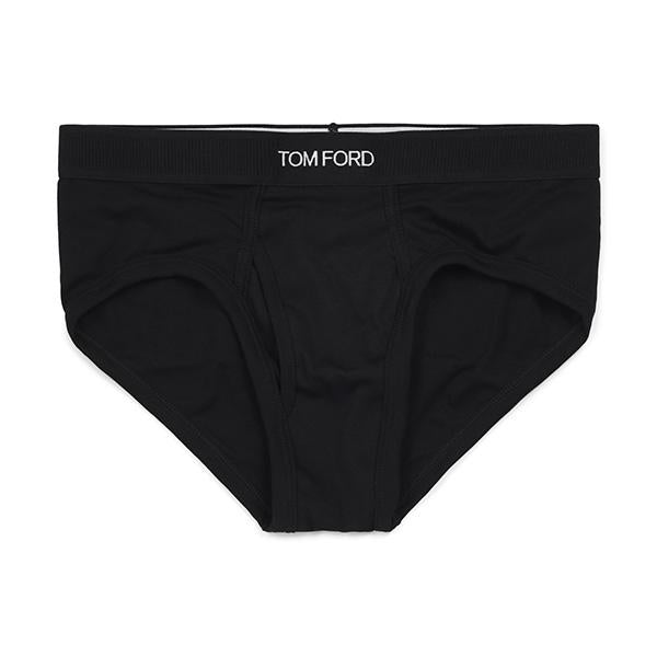TOM FORD Black Logo Briefs Men's Underwear T4LC1 1040 002