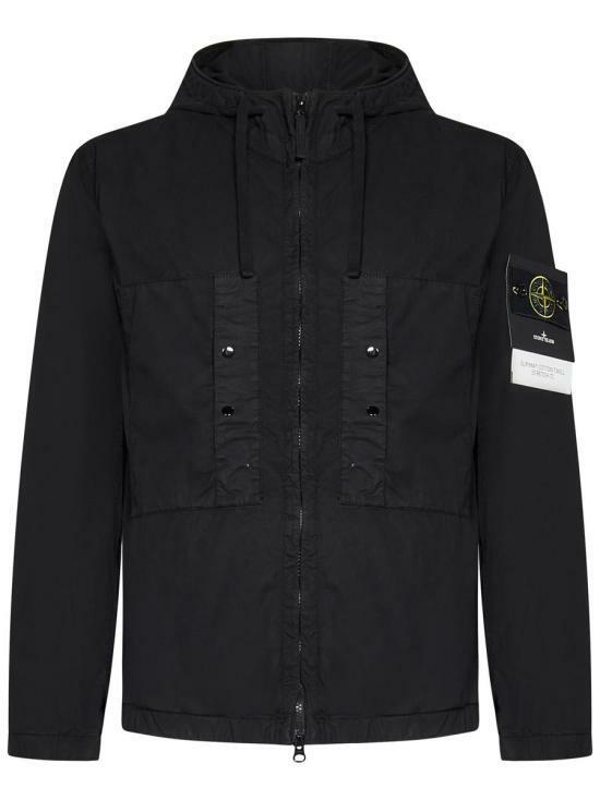 STONE ISLAND Supima Cotton Twill Stretch TC Jacket Navy Men's