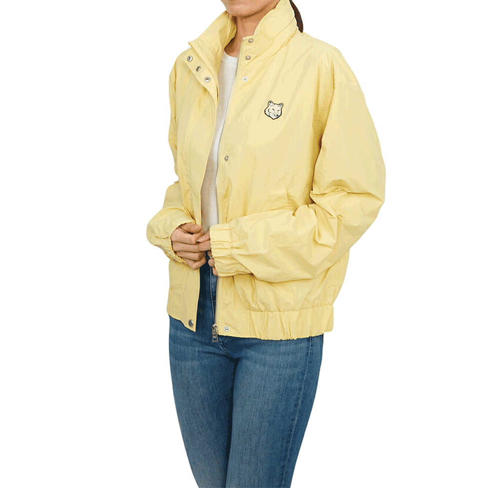 Maison Kitsune Bold Fox Windbreaker Jacket Women’s navy MW02203 WQ0072 P712