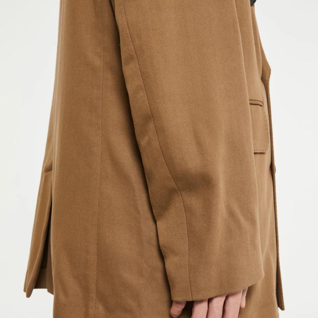 OUR LEGACY Olive Broken Satin Blazer Jacket for Men