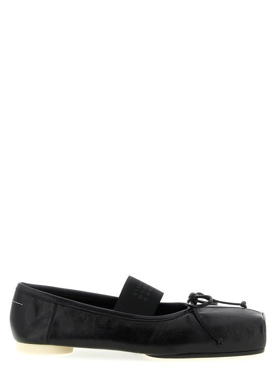 MM6 Maison Margiela Ballet Flats Shoes S59WZ0103 P7561 T8013 BLACK DOM