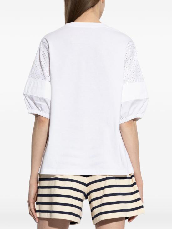 Moncler Cotton Jersey San Gallo White T-Shirt