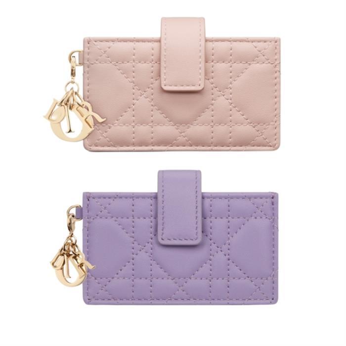 DIOR Lady Dior Jasmine Card Holder Wallet S0074ONMJ