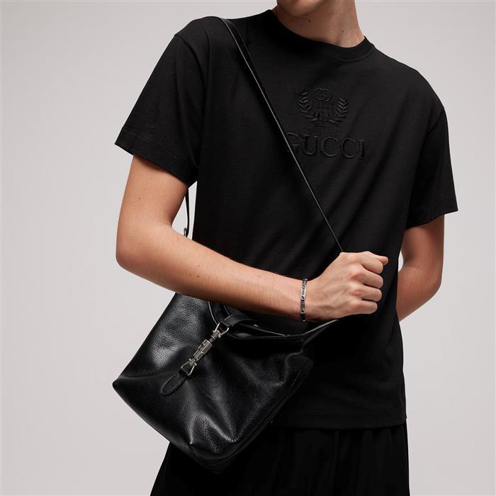 GUCCI Mini Shoulder Bag Black Leather Shoulder Bag