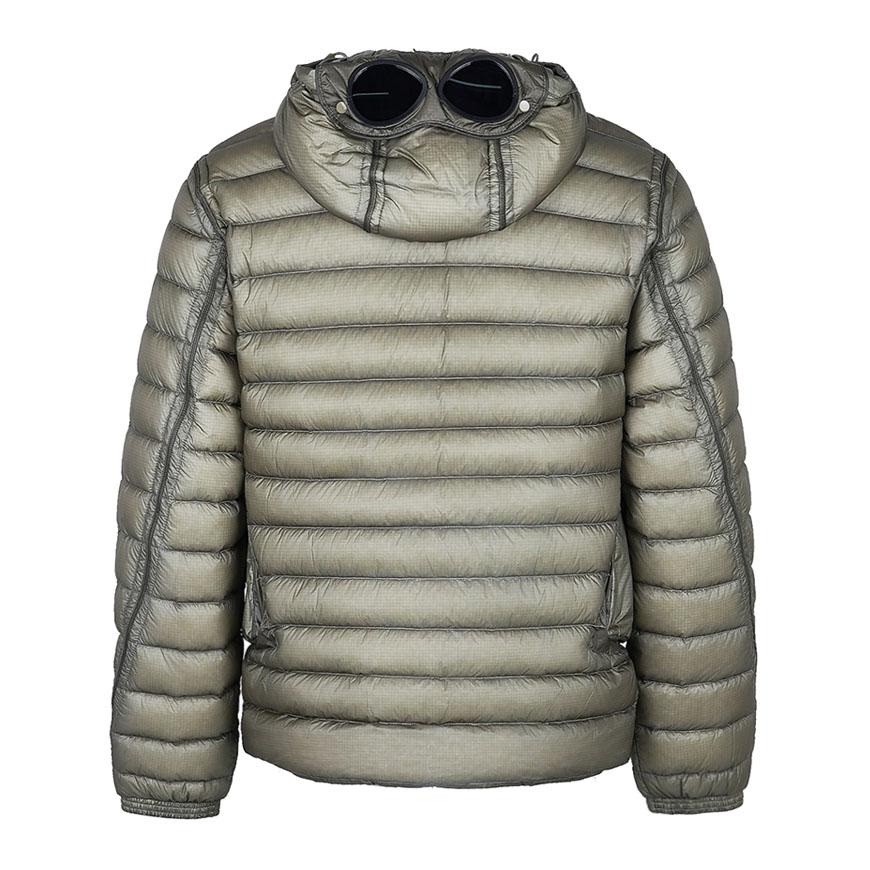 CP Company DD Shell Hooded Goggle Down Jacket Green Men