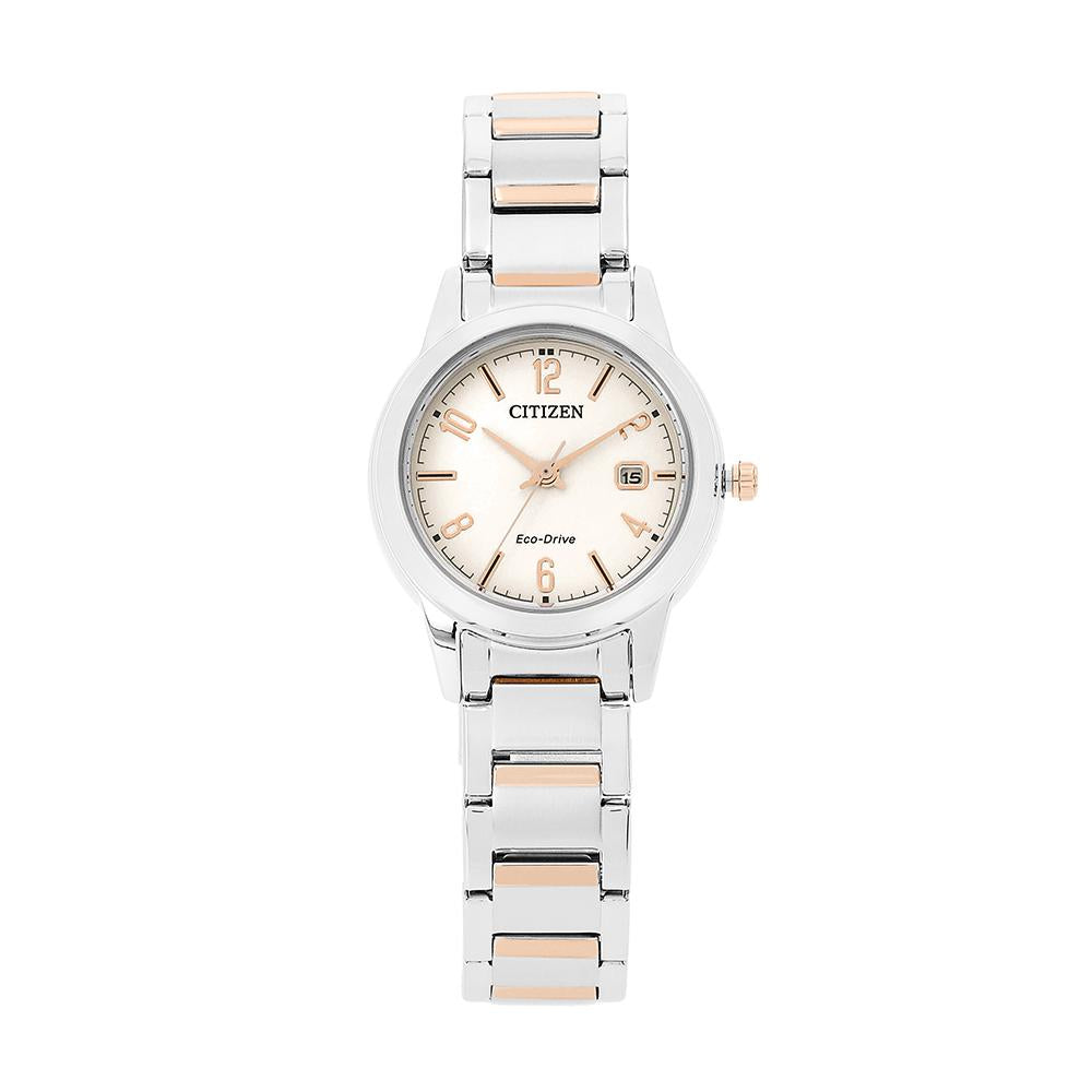 CITIZEN Silver Dial Fabric Band Women's Watch FE1244 72A