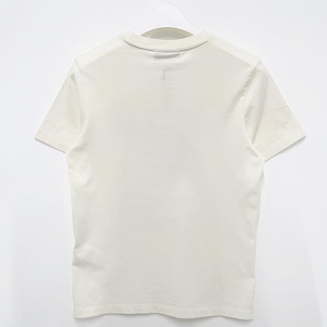 Maison Kitsune Double Bold Fox Head Short Sleeve T-Shirt Whi OW011C FKJ0008 P702