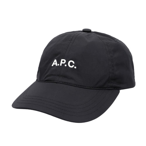 A.P.C. Charlie Unisex Black Cotton Baseball Cap
