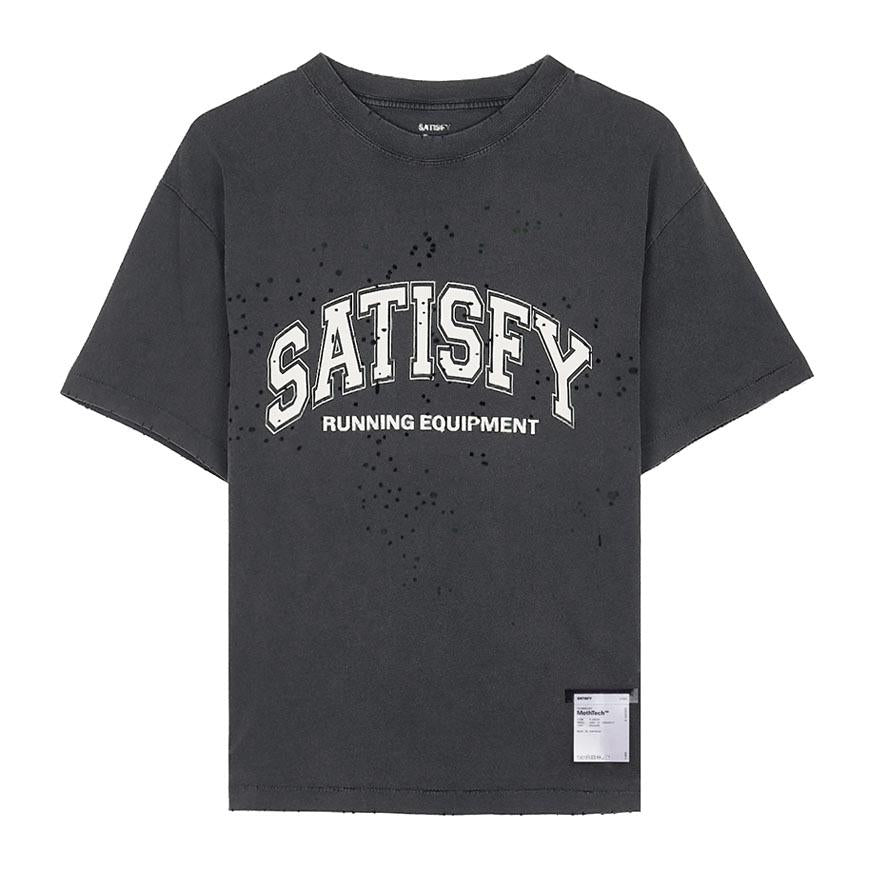 SATISFY Mostech T-Shirt Men's Black Cotton Tee