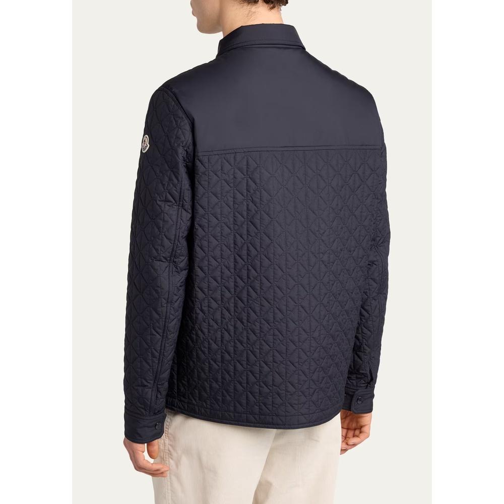 Moncler Diamond Quilted Men’s Down Puffer Jacket Navy