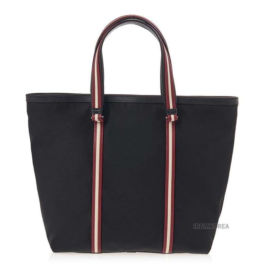 BALLY Men’s Corde Leather Tote Bag Black M MAE02 WNY220 U901P