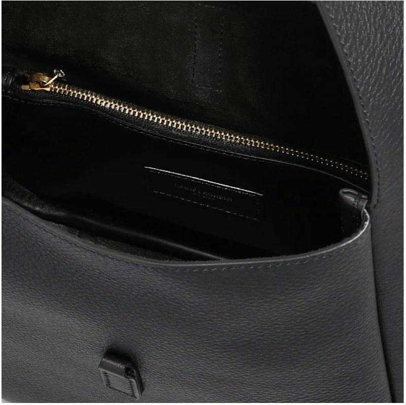 Saint Laurent Grain Leather Small 5 à 7 Women’s Shoulder Bag B 713938 AAAUQ 1000