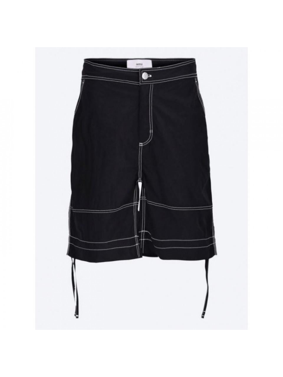 AMI Cargo Bermuda Shorts HSO830 PA0117 001
