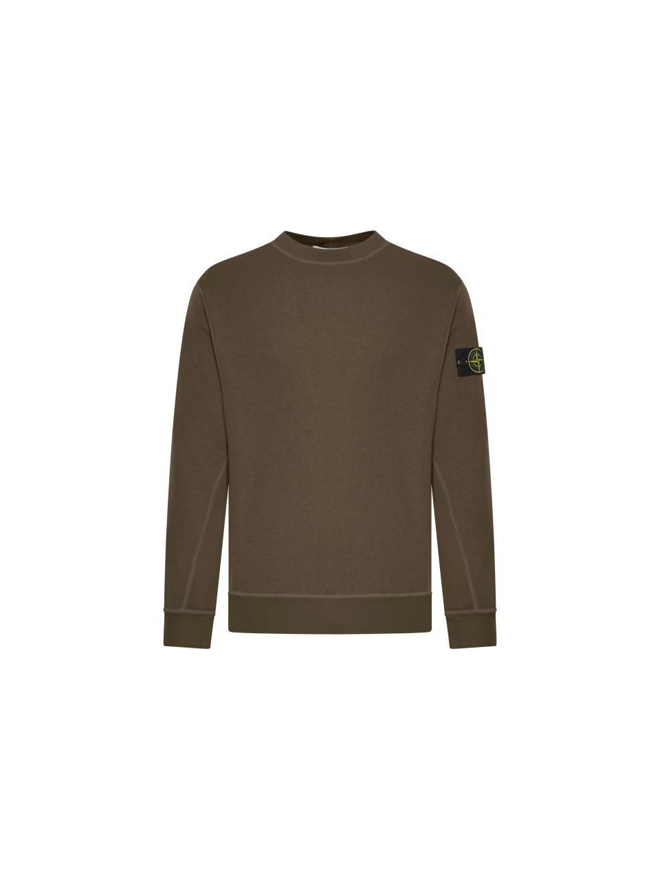 STONE ISLAND Old Effect Malfile Fleece Sweatshirt Men’s V0154 S0060