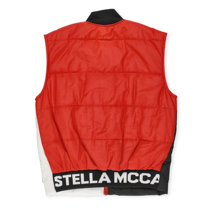 Stella McCartney Color Block Puffer Vest Jacket Women’s Black