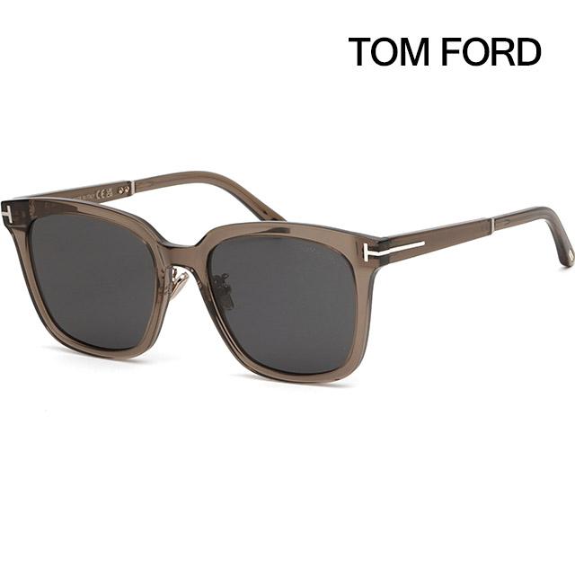 TOM FORD Unisex Asian Fit Transparent Acetate Sunglasses TF1245 K 45A