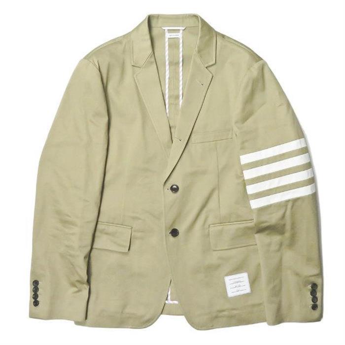 THOM BROWNE 4-Bar Beige Blazer Jacket MJU490A 03788 275