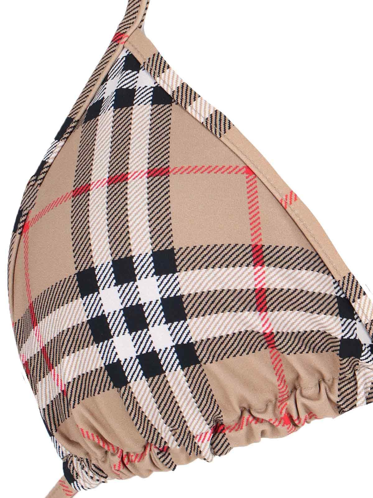 BURBERRY Check Print Bikini Swimwear for Women