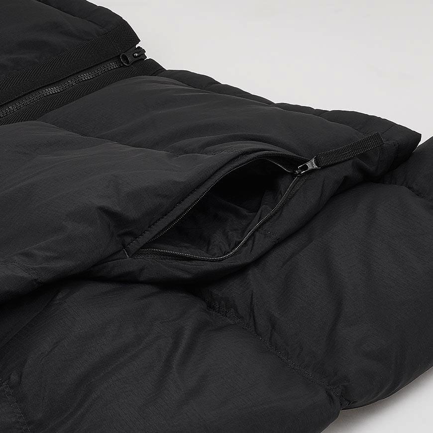 STONE ISLAND Men’s Detachable Hood Down Puffer Jacket Black