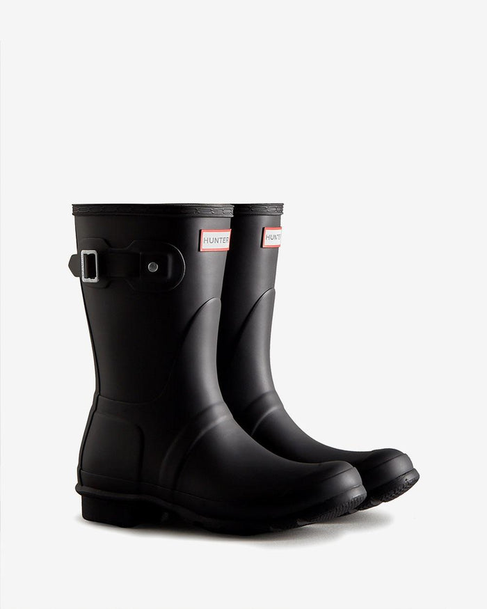 HUNTER Original Short Matte Black Women’s Rain Boots