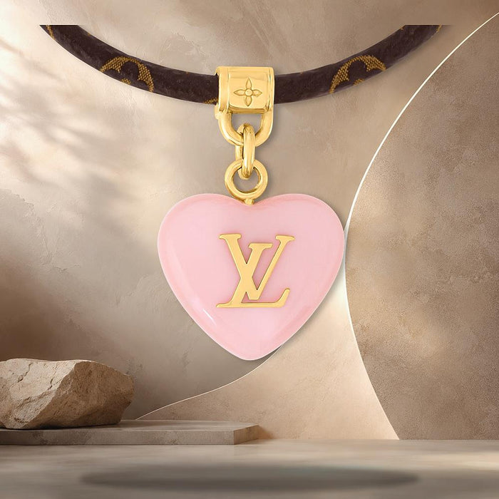 Louis Vuitton Monogram Leather Cord Sweetheart Bracelet M4355Z